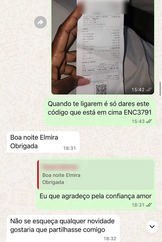 Envio para Benguela — o comprovativo segue sempre no WhatsApp
