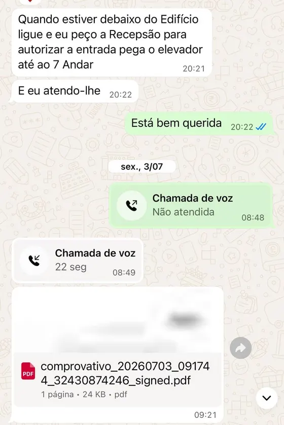 Levamos até à porta — mesmo quando é no 7.º andar